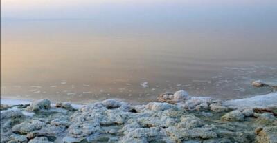 (عکس) افزایش ۱۰ درصدی آب دریاچه ارومیه نسبت به پارسال