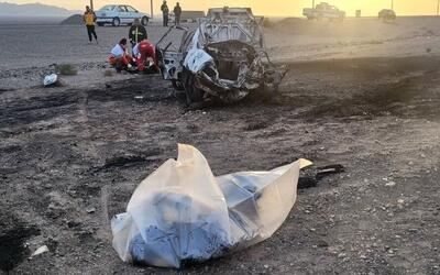 واژگونی پژو در جاده کرمان به بم ۴ کشته برجا گذاشت