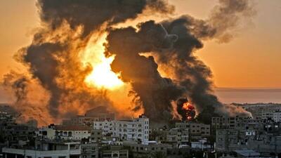 بمباران شدید شمال و جنوب غزه/ آتش سنگین توپخانه صهیونیست‌ها