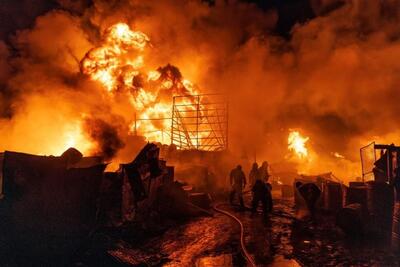 مرگ دو کارگر روس بر اثر انفجار گاز (فیلم)