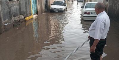 خیابان‌های اهواز غرق آب شد + فیلم