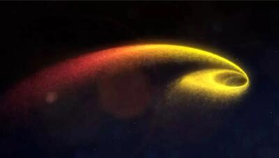 تصویر خیره‌کننده از لحظه بلعیده شدن ستاره توسط سیاه‌چاله