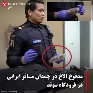 تعجب پلیس سوئد با دیدن بار مدفوع الاغ در چمدان مسافر ایرانی