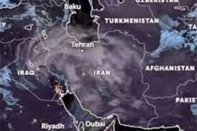 ببینید | تصاویر ماهواره‌ای از شرایط جوی کشور؛ برف شدید در راه تهران است؟