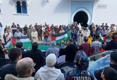 حمایت قاطع مراکشی‌ها از غزه/ برگزاری ۱۲۵ راهپیمایی در ۶۰ شهر