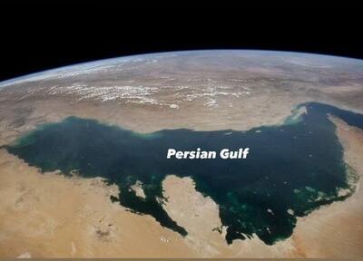(تصاویر) درج نام «خلیج فارس» در تصویر اکانت رسمی ناسا
