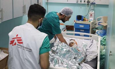 پزشک مبتلا به سرطانی که برای طبابت به غزه رفت | ببینید