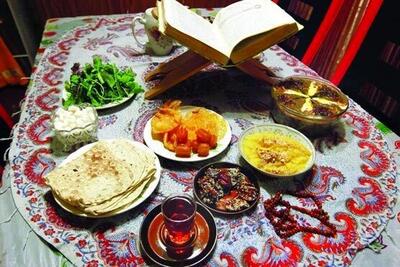 اصول تغذیه در ماه رمضان