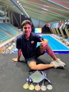 تلاش شناگر ۱۵ ساله ایرانی برای حضور در المپیک لس‌آنجلس
