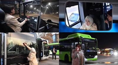 (ویدئو) لغو ممنوعیت کار زنان به عنوان راننده اتوبوس در ازبکستان