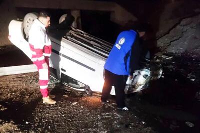 حوادث جاده‌ای بامداد امروز در قزوین یک قربانی و سه مصدوم داشت