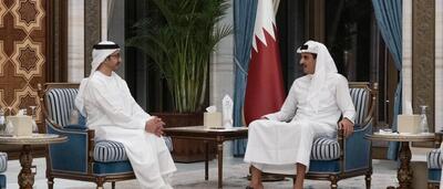 مسائل منطقه‌ای و بین‌المللی؛ محور رایزنی وزیر خارجه امارات و امیر قطر