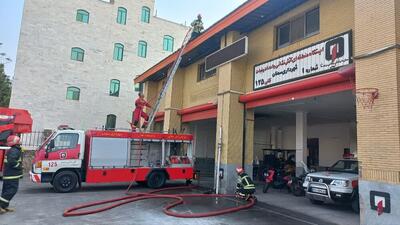 مصدومیت پنج نفر در آتش سوزی یک آپارتمان در سمنان