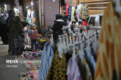 شب بازار گرگان در آستانه فرا رسیدن سال نو