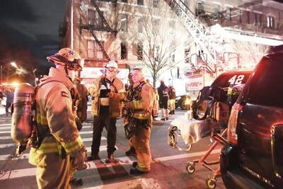 آتش‌سوزی آپارتمان در بروکلین/ ۲ نفر جان باختند
