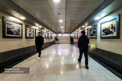 تصویر متفاوت از چند زن در مترو تهران