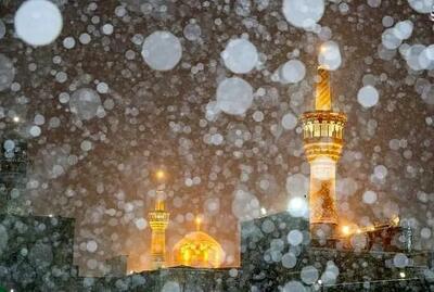 آغاز سال نو در مشهد با بارش باران و برودت هوا