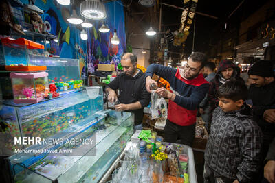 حال و هوای بازار قزوین در آستانه نوروز ۱۴۰۳