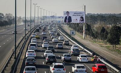 ترافیک سنگین در محور‌های تهران، کاشان و اراک به قم