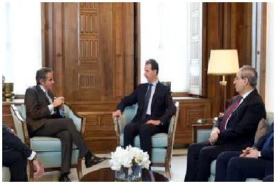 دیدار و رایزنی بشار اسد با گروسی در دمشق