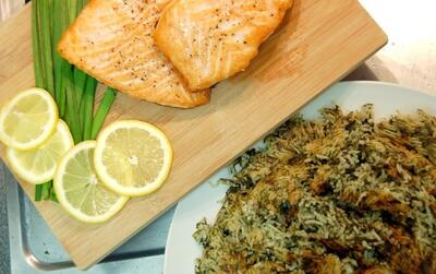 طرز تهیه سبزی پلو با ماهی آسان و خوشمزه