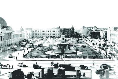 (عکس) تهران قدیم؛ میدان توپخانه تهران ۷۷ سال قبل چه شکلی بود؟