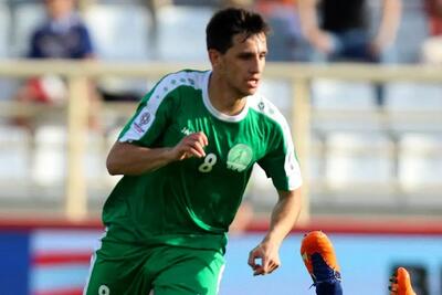 باارزش‌ترین بازیکن ترکمنستان بازی با ایران را از دست داد