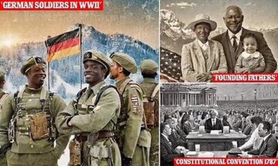 عکس| سربازان سیاه‌پوست هیتلر شگفتی‌ساز شدند