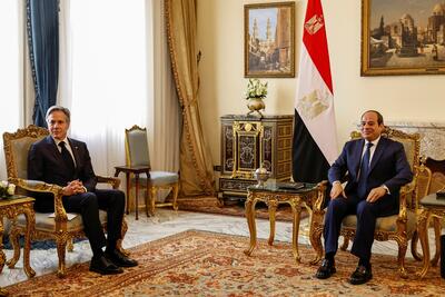 جزئیات دیدار رئیس جمهور مصر و بلینکن