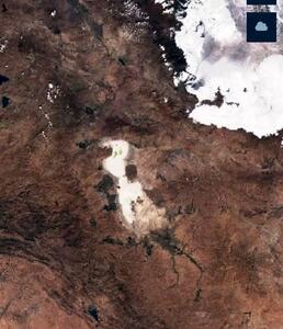 میزان آب دریاچه ارومیه در نوروز ۱۴۰۳ + ویدئو