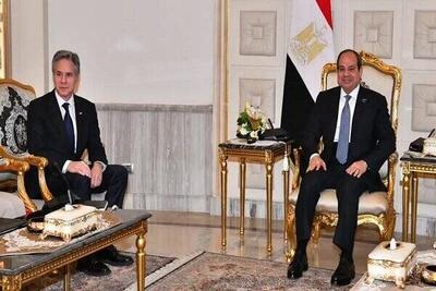 «بلینکن» و «السیسی» در قاهره دیدار کردند