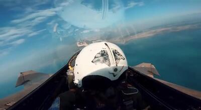 فیلم تبریک نوروزی خلبانان نیروی هوایی برفراز خلیج فارس و از آسمان ایران
