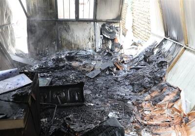 آتش‌سوزی یک واحد مسکونی در بلوار رسالت مشهد