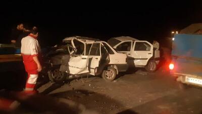 تصادف در آزاد راه غدیر البرز یک کشته و هشت مصدوم داشت