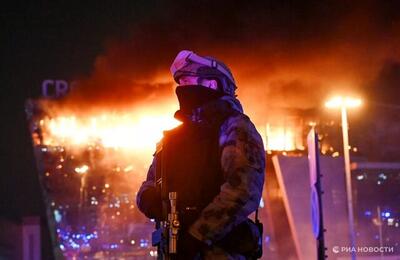 تصاویر رعب‌آور از سوختن اجساد در حادثه مسکو
