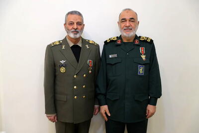 فرماندهان سپاه و ارتش پیام مشترک صادر کردند+ عکس