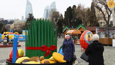 (تصاویر) جشن نوروز در جمهوری آذربایجان