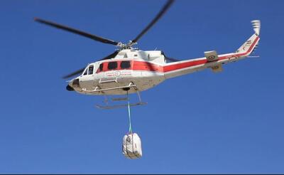 برگزاری مانور کمک‌رسانی هوایی به شیوه اسلینگ و بارریزی در استان مرکزی