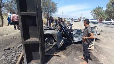 قاچاق سوخت در جنوب کرمان باز قربانی گرفت؛ ۲ نفر در آتش سوختند+ فیلم