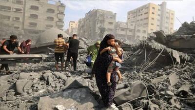 تصاویر تکان‌دهنده جدید از آدمکشی صهیونیست‌ها در نوار غزه