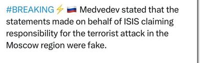 روسیه بیانیه داعش را قبول ندارد!