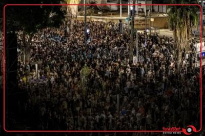 تظاهرات شهرک‌نشینان صهیونیست در تل آویو