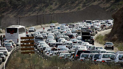 ترافیک سنگین در آزادراه تهران - شمال/ تردد روان در جاده هراز