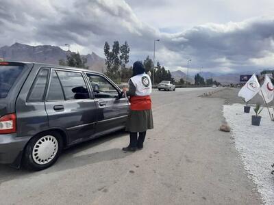 ارائه خدمات به ۹۰۰۰ مسافر نوروزی در طرح یکپارچه هلال احمر یزد
