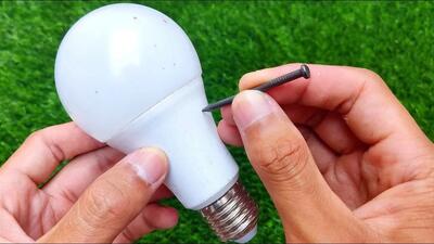 نحوه تعمیر لامپ LED به روش برقکار انگلیسی (فیلم)