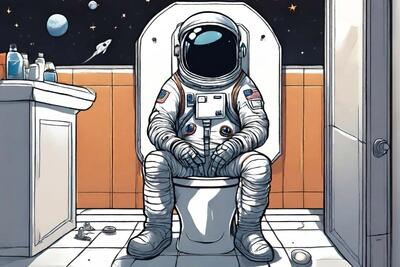 فضانوردان چگونه در فضا دستشویی می‌کنند؟ (+عکس)