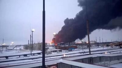 حمله روسیه به ذخایر گاز اوکراین