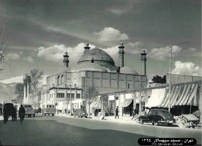 این مسجد معروف زمان قاجار در تهران ساخته شد
