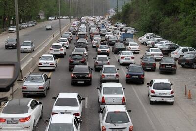 ترافیک سنگین در محورهای شمالی کشور