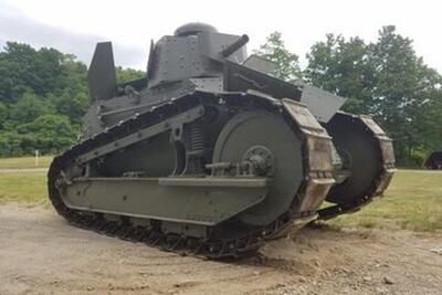 عکس| اولین تانک ارتش آمریکا؛ زره‌پوشی با طراحی رنو
